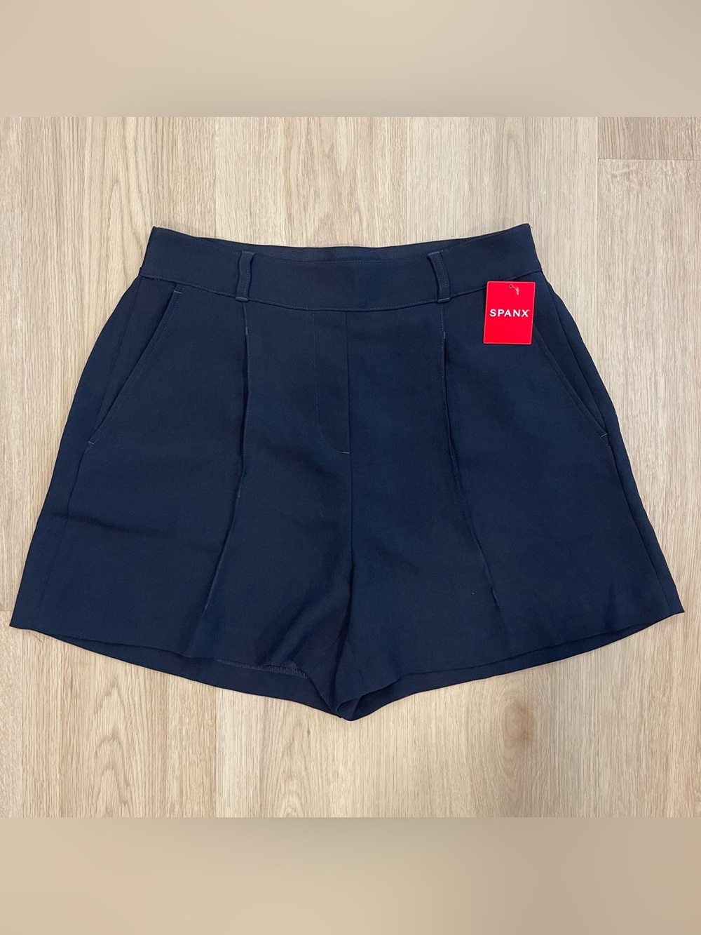 NWT Spanx Navy High-Waist Shorts